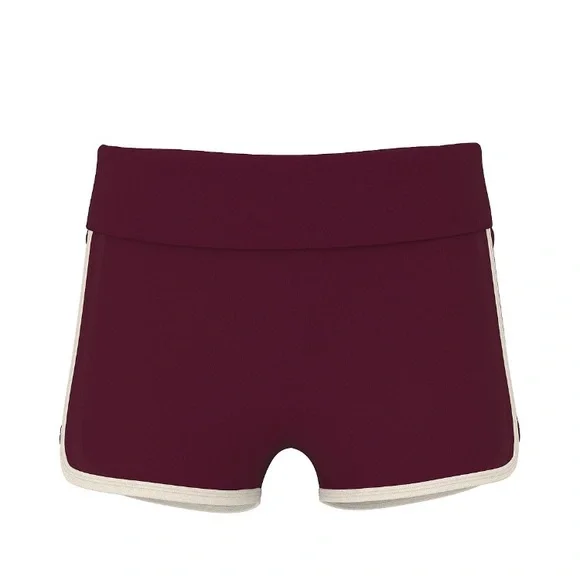 🔥VS Pink Ivy Terry cotton foldover waist shorts sz XL NWT - Picture 4 of 6